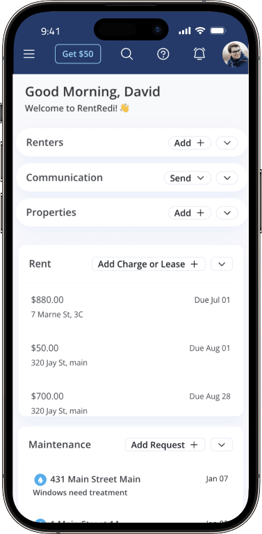 RentRedi mobile app